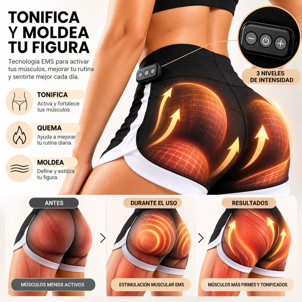 MOVS – Shorts EMS de Tonificación